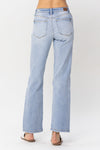 JB KNEE DESTROYED DAD STRAIGHT JEANS