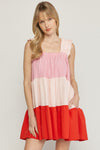 MURPHY TIERED MINI DRESS
