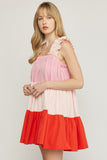 MURPHY TIERED MINI DRESS