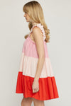 MURPHY TIERED MINI DRESS