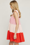 MURPHY TIERED MINI DRESS