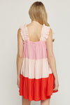 MURPHY TIERED MINI DRESS