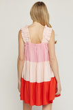 MURPHY TIERED MINI DRESS