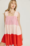 MURPHY TIERED MINI DRESS