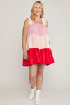 MURPHY TIERED MINI DRESS
