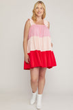MURPHY TIERED MINI DRESS