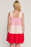 MURPHY TIERED MINI DRESS