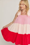 MURPHY TIERED MINI DRESS