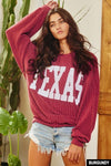 TEXAS OVERSIZE PULLOVER