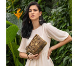 POUCH DELIGHT CANVAS & HAIRON BAG