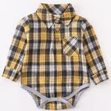 PLAID BABY ONESIES SHIRT