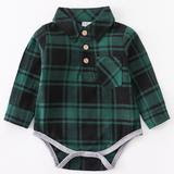 PLAID BABY ONESIES SHIRT