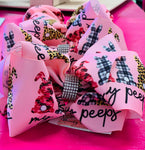 GIRL'S PRINTED HAIR BOW